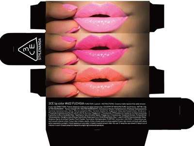Image Of Carton (3ce Lip Color 402 Fuchsia Carton)